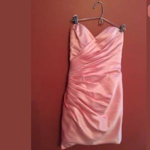 Allure Bridal pink formal dress size small
