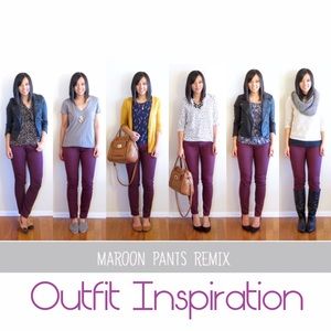 NWOT Maroon Max Studio Jeans