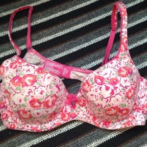 Pink bra