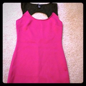 Hot pink bodycon