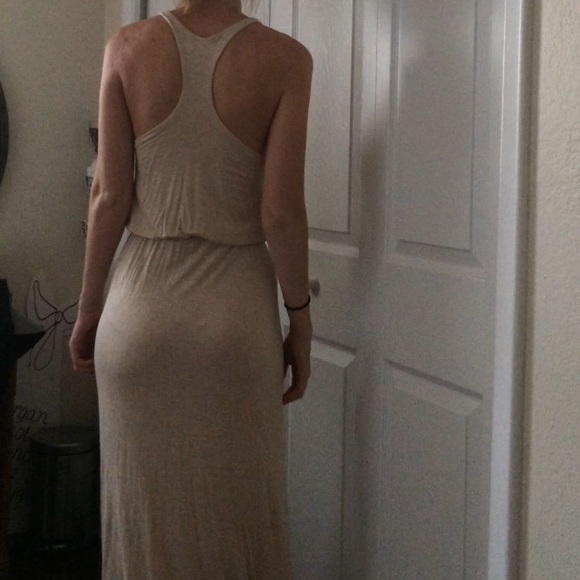BOJO MAXI DRESS BEIGE SMALL - Picture 2 of 4