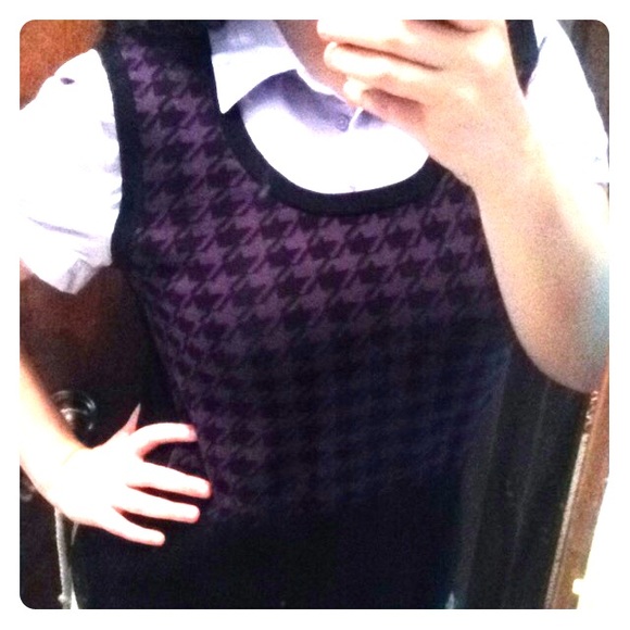 Purple layered dress shirt