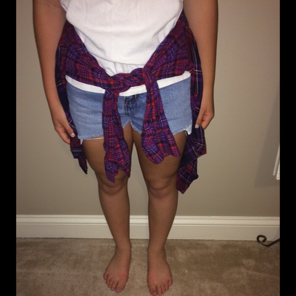 Red/purple flannel