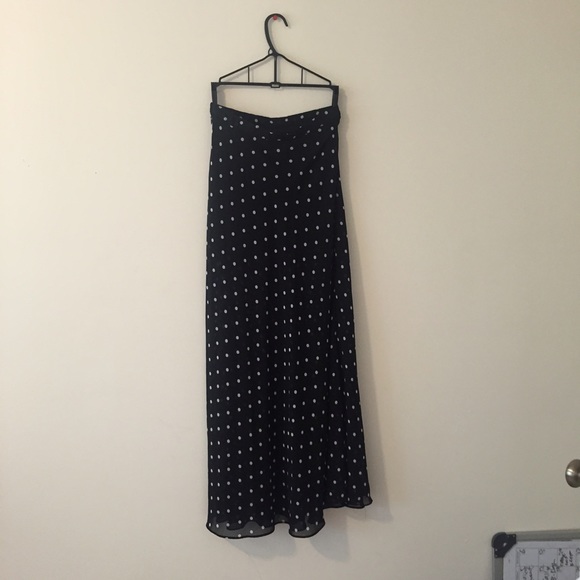 Sheer maxi skirt