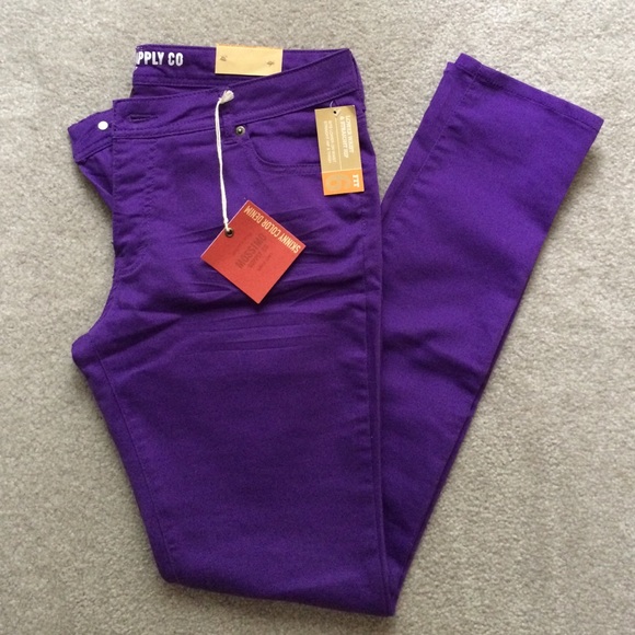 Purple Skinny Jeans