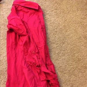Hot pink shirt
