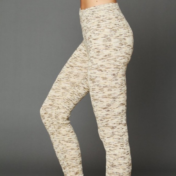 cream sweater leggings
