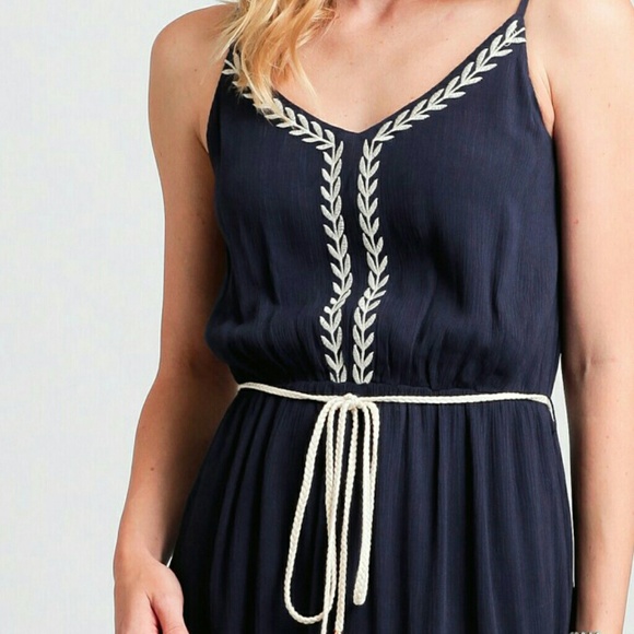 Nautical mile maxi dress
