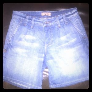 See Thru Soul Jean Shorts