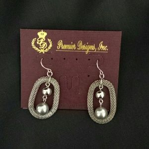 Silver earrings