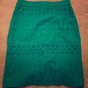 Emerald Loft Pencil Skirt