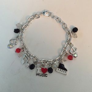 Music Charm Bracelet
