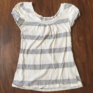 papaya striped t-shirt