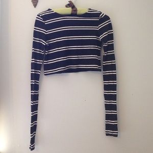 Zara Striped Crop Top