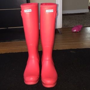 PINKISH HUNTER BOOTS