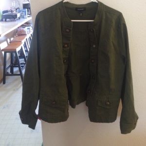 Army green jacket