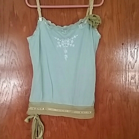 Express Aqua top