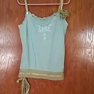Express Aqua top