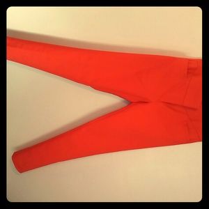 Loft red skinny pants