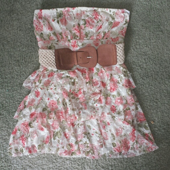 Strapless shirt from deb