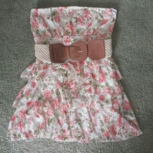 Strapless shirt from deb