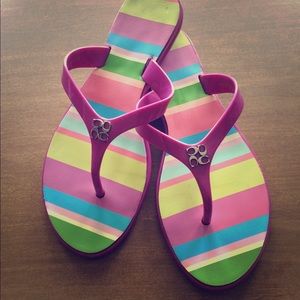 Coach multicoloured Trixie flip flop