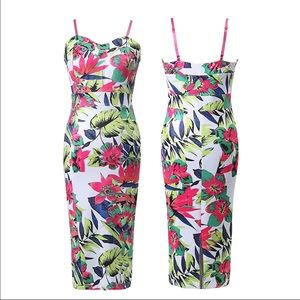 Women's Hawaii sweetheart tropical dress
