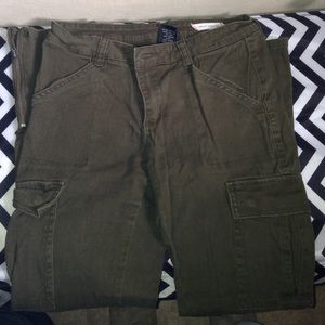 Olive green cargo pants
