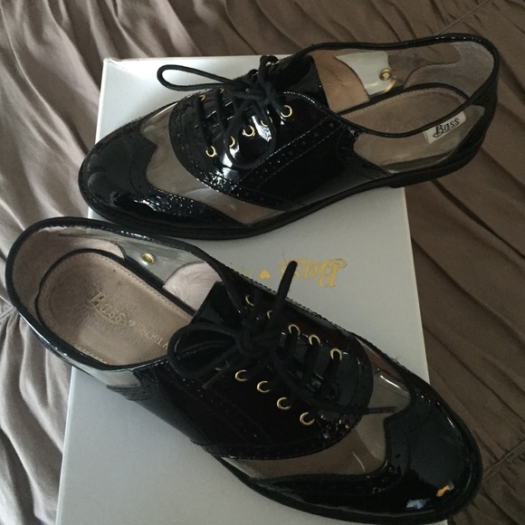 Bass by Rachel Antonoff Maebird Oxford (Blk/Clear)