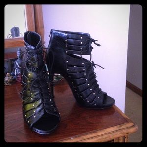 Dolce Vita booty zip up heels.