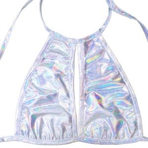 Little Black Diamond Prism Halter Top