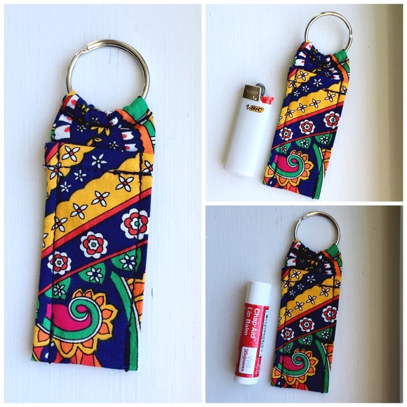 Vera Bradley Print Fabric Accessories - Made in Vera Bradley 2/$15 3/$18 Keychain NEW