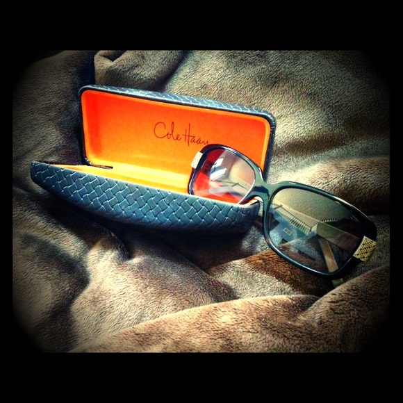 Cole Haan Basketweave Sunglasses