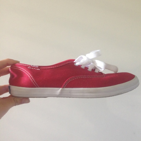 keds Shoes - RED KEDS! Only worn ONCE! Basically new. Fit 7-7.5
