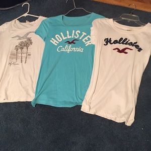 bundle of three Hollister shirts
