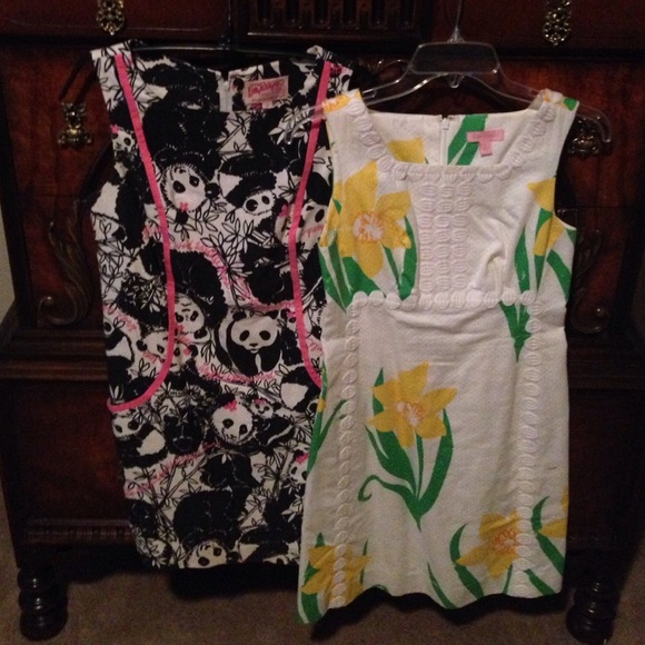 Lilly Pulitzer yellow flower dress