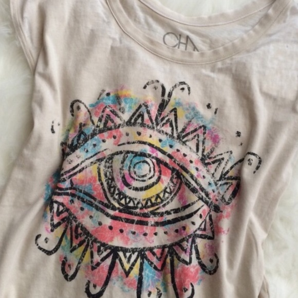 Chaser Tops - CHASER Tribal eye tee