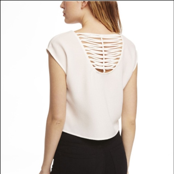 💖 PM Editor Share 💖Express crossback crop top