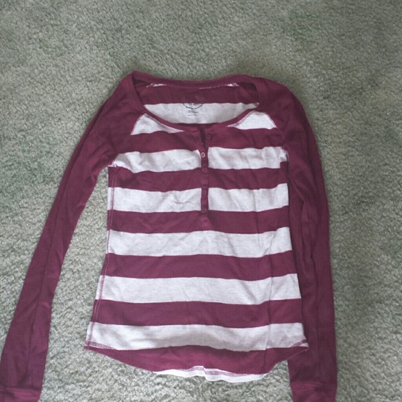 Striped long sleeve shirt