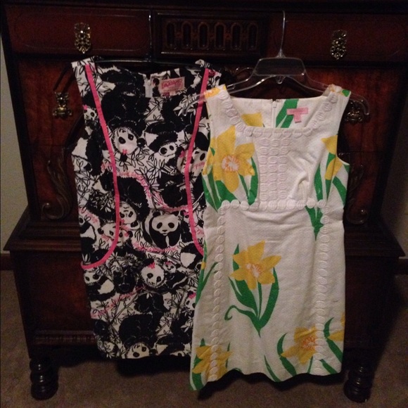 Lilly Pulitzer black panda dress