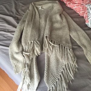 Kirra duster with fringe bottom & faux fur coat!