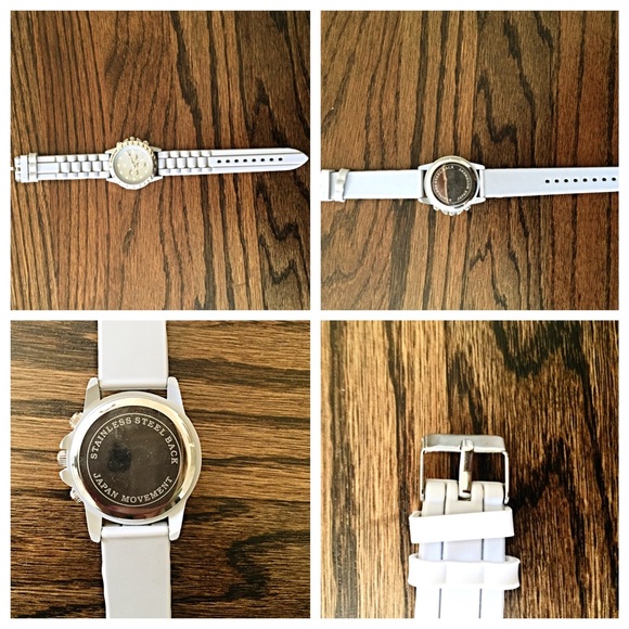 Silver and light grey watch - Picture 2 of 4