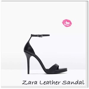 Reserved💋Zara Leather Sandal Size 6.5/7