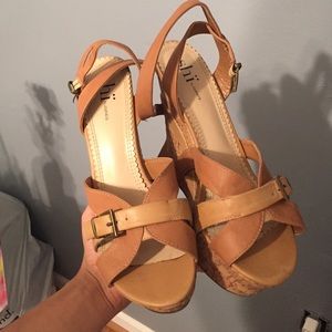 Tan wedges