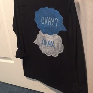 the fault in our stars "okay? okay." long sleeve.