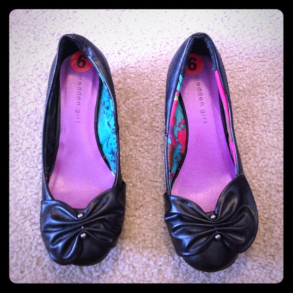 🎀 Black Madden Girl Flats 🎀