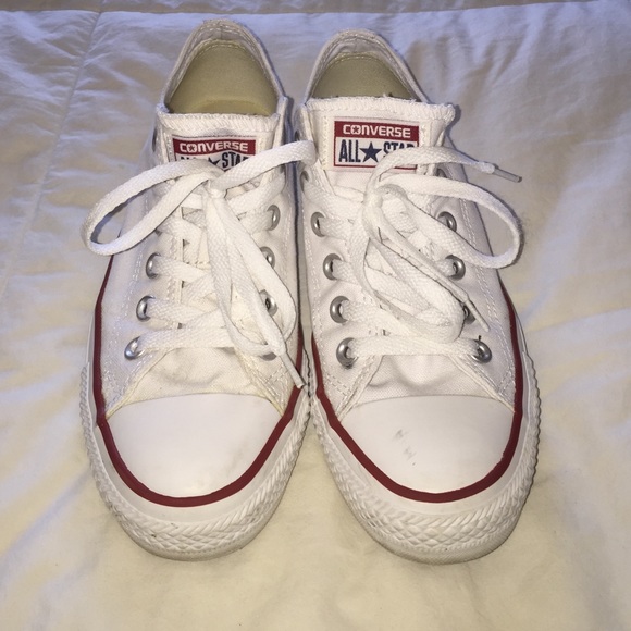 White converse. Women's size 8