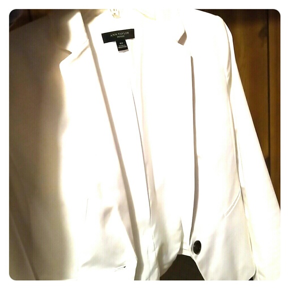 Crisp white blazer