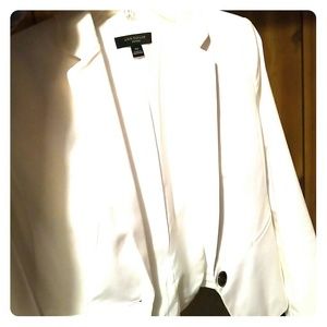 Crisp white blazer