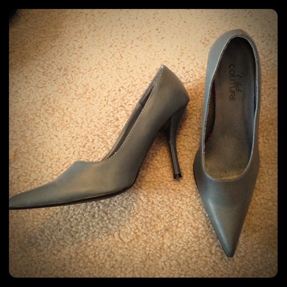 🎀 Matte Grey Stilettos 🎀